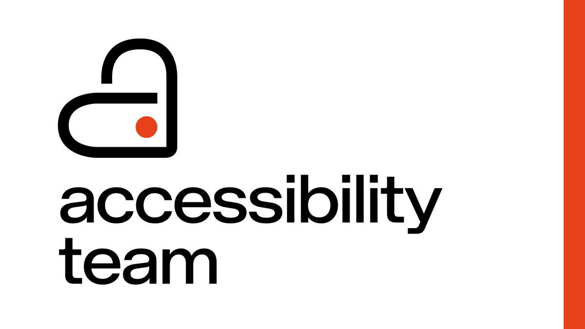 Zalando Accessibility Team — the mark with the stacked accessibility team logo composition